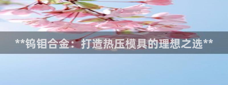 emc易倍最新链接：**钨钼合金：打造热压模具的理想之选