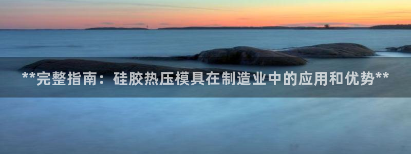 易倍纤能减肥吗：**完整指南：硅胶热压模具在制造业中的应