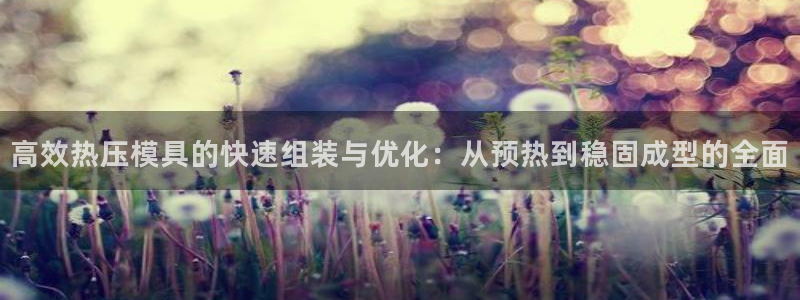 emc下载：高效热压模具的快速组装与优化：从预热到稳固成