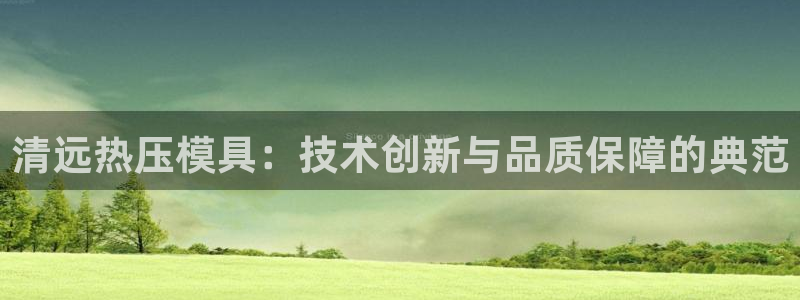 emc易倍网页版：清远热压模具：技术创新与品质保障的典范